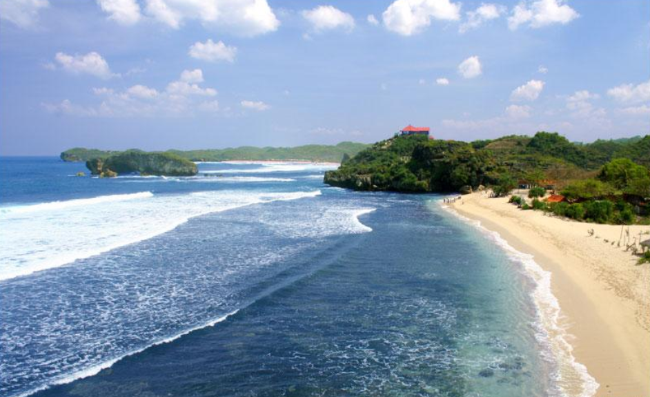 Pemandangan Air Terjun Kedung Pedut, hidden gems Jogja yang jarang diketahui